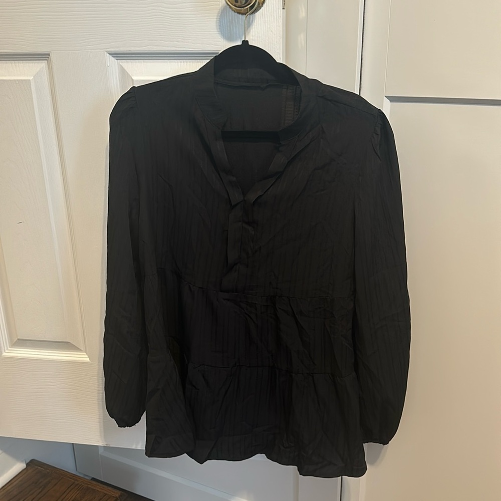 Black Long Sleeve Top